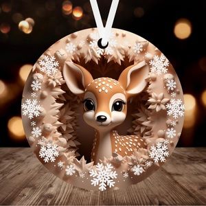 Deer Christmas Ornament